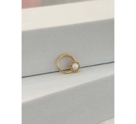 AM127 Sárga arany migrén piercing