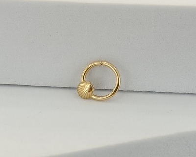 AM128 Sárga arany migrén piercing