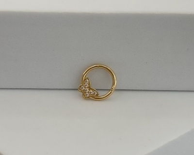 AM131 Sárga arany migrén piercing