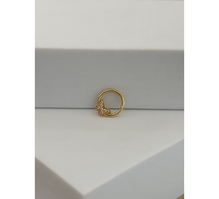 AM131 Sárga arany migrén piercing