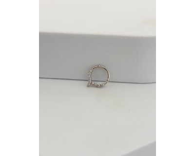 AM133 Fehér arany migrén piercing AM133 Fehér arany migrén piercing