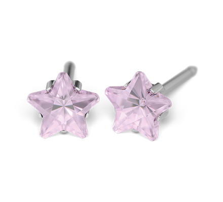 S4E Studex Sensitive divat fülbevaló, 5mm csillag