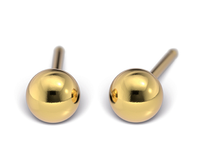 S9A Studex Sensitive divat fülbevaló, 4mm gömb