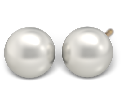 S16 Studex Sensitive divat fülbevaló, 6mm fehér gyöngy