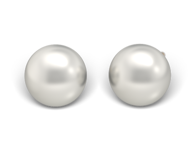 S17 Studex Sensitive divat fülbevaló, 7mm fehér gyöngy