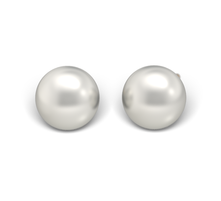 S17 Studex Sensitive divat fülbevaló, 7mm fehér gyöngy