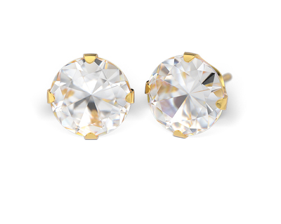 S80A Studex Sensitive divat fülbevaló, 8mm Cubic Cirkónia S80A Studex Sensitive divat fülbevaló, 8mm Cubic Cirkónia