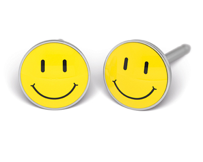 S86 Studex Sensitive divat fülbevaló, smiley