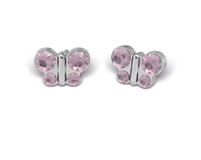 S104 Studex Sensitive, mályva lepkés fülbevaló S104 Studex Sensitive, mályva lepkés fülbevaló