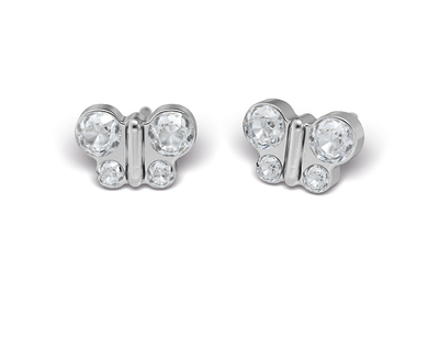 S110 Studex Sensitive, fehér lepkés divat fülbevaló S110 Studex Sensitive, fehér lepkés divat fülbevaló