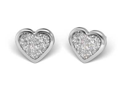 S122 Studex Sensitive szívecskés fülbevaló