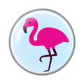 S127 Studex Sensitive divat fülbevaló, Flamingó