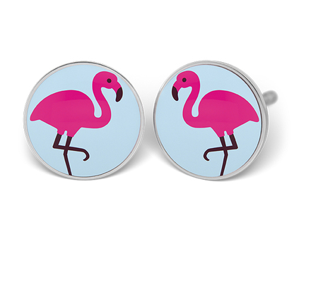 S127 Studex Sensitive divat fülbevaló, Flamingó