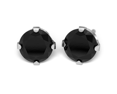 S129 Studex Sensitive divat fülbevaló, 6mm fekete cirkónia S129 Studex Sensitive divat fülbevaló, 6mm fekete cirkónia