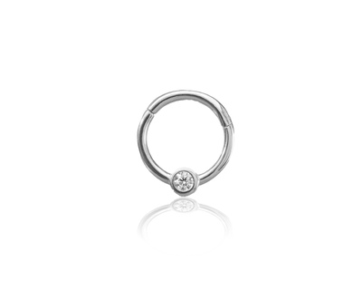 AM111 Fehér arany migrén piercing