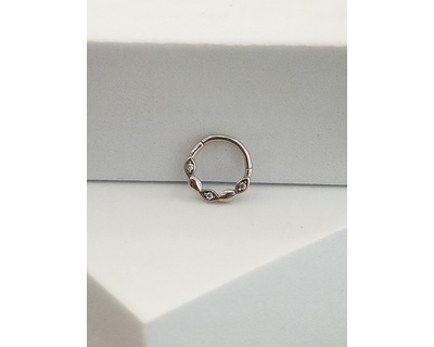 AM124 Fehér arany migrén piercing AM124 Fehér arany migrén piercing