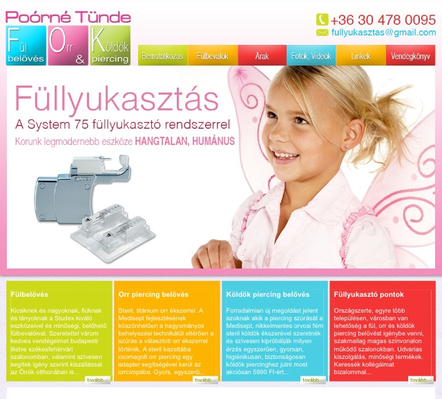 Füllyukasztás, fülbelövés gyerekeknek www.fulcimpalyukasztas.hu