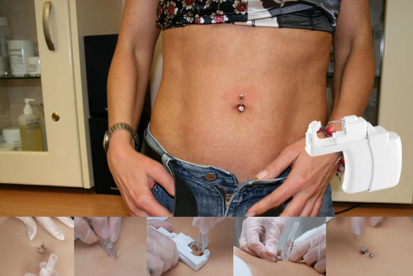 Köldök piercing belövés, steril nikkelmentes ékszerrel www.koldokpiercingbeloves.hu